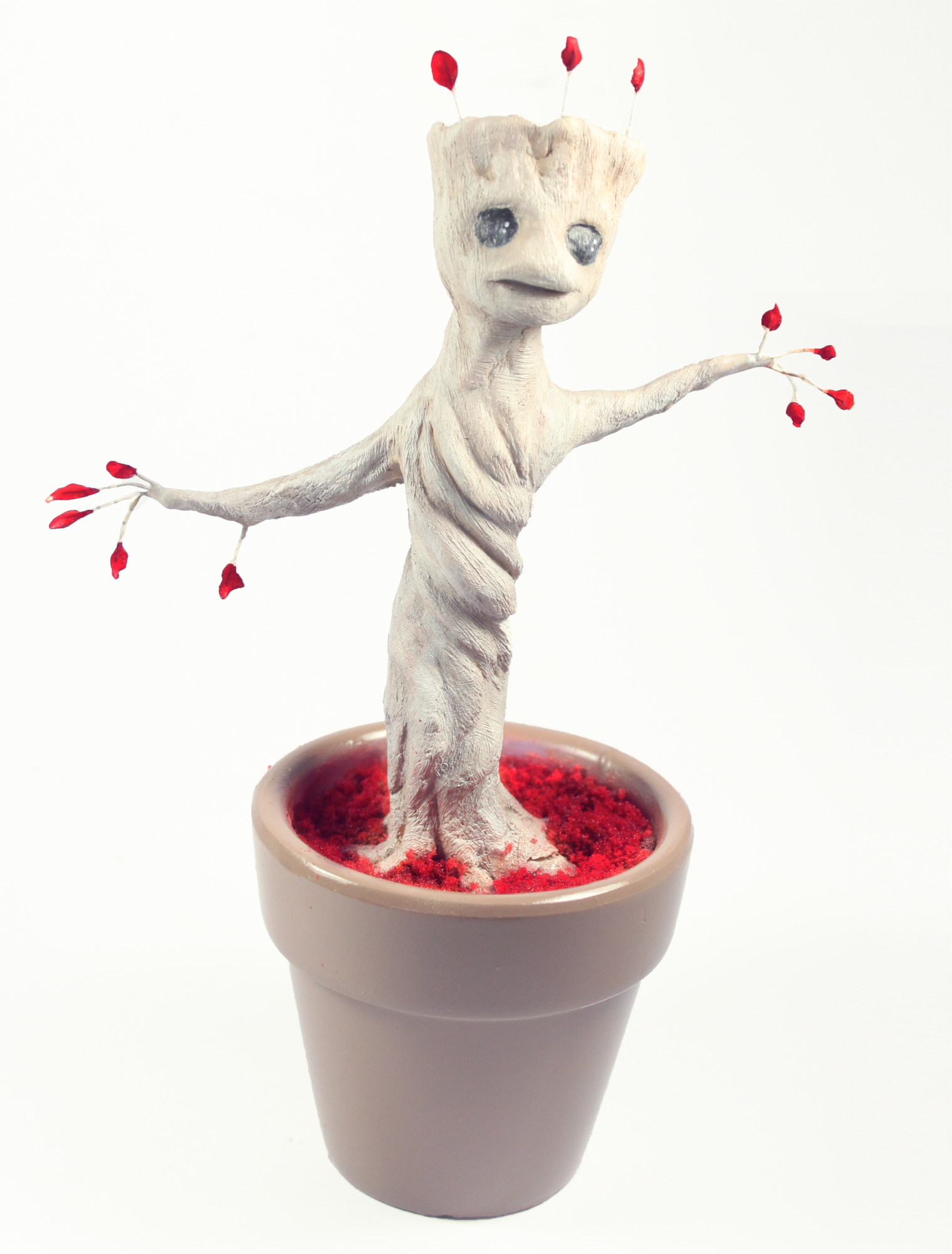 OOAK Polymer Baby Groot by Julie Sharpe