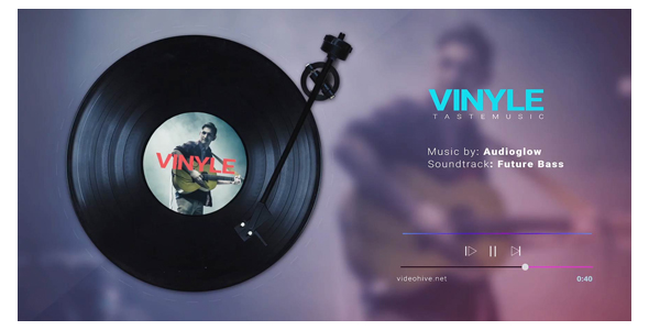 Vinyl Music Visualizer - 3
