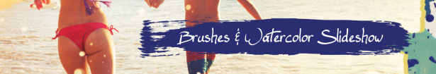 Brushes & Watercolor Slideshow