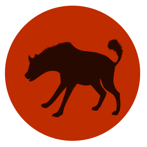 Takamas Yowie Animals Hyena-circle