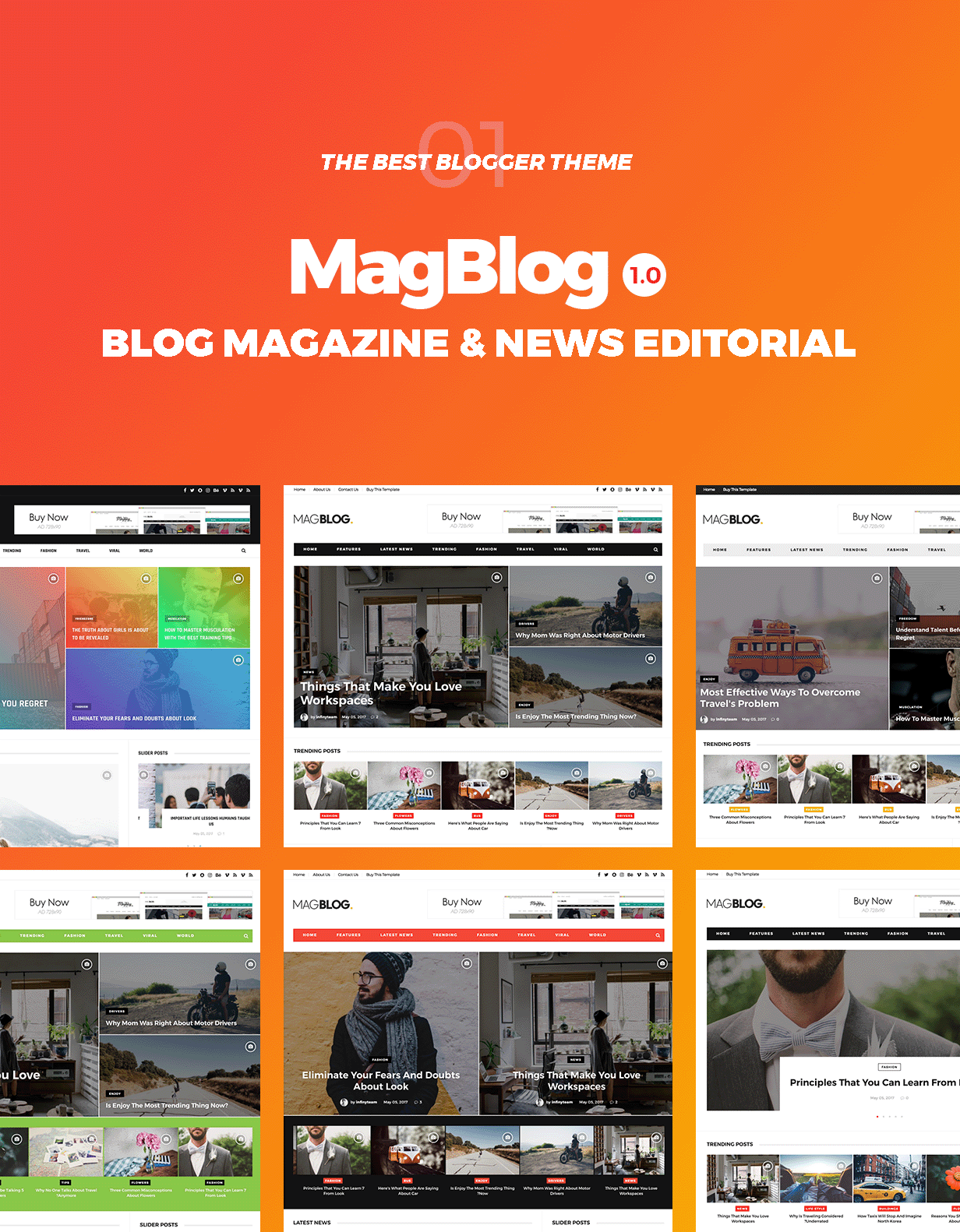 MagBlog - News & Editorial Magazine Blogger Theme - 4