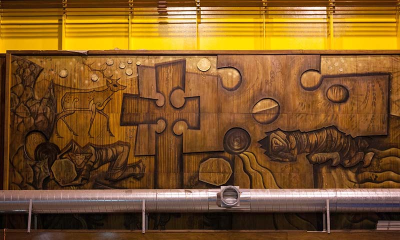 Hidden treasure: the modernist mural buried in a scottish mountain