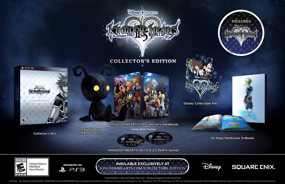 Esta es la edición de colección de Kingdom Hearts HD II.5 ReMIX Khii5