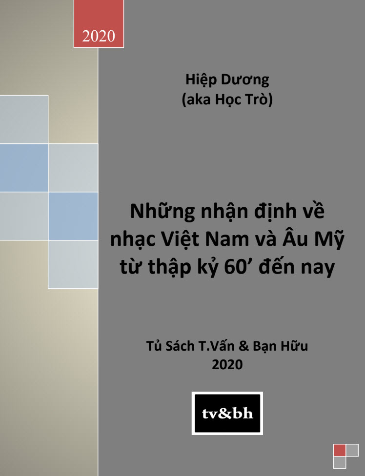 Những Nhận Định Về Nhạc Việt Nam Và Âu Mỹ Từ Thập Kỷ 60 Tới Nay