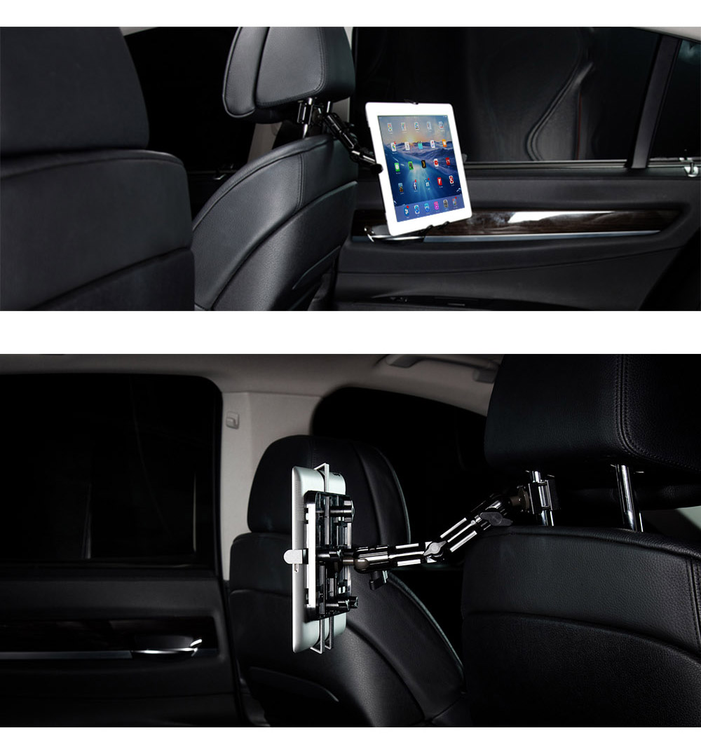 頭枕式車用〔8-11吋〕平板架 DORKAS_HQ / 車用 iPad平板架 -ErgoMap人因地圖