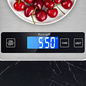 Balance Cuisine,15kg/33lb Balance Alimentaire Large Plateforme 6.3 * 0.79in, Balance Cuisine Électronique Précision de 1g/0.1oz