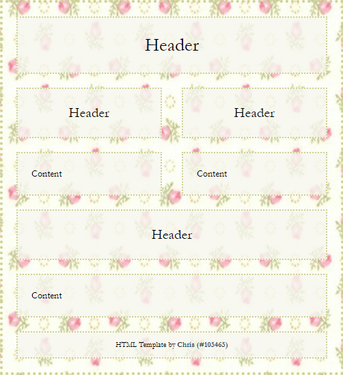 Roses Template Preview