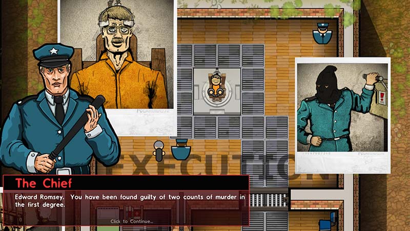 Prison architect, a management game like sim city but for prisons, wastes no time diving into the horrors of its subject matter.