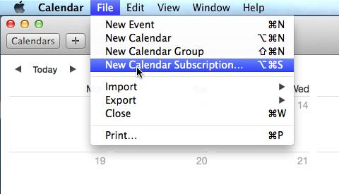 Subscribe to Teamup Calendar from iCal