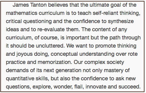 James Tanton: An Effective Approach to Mathematics