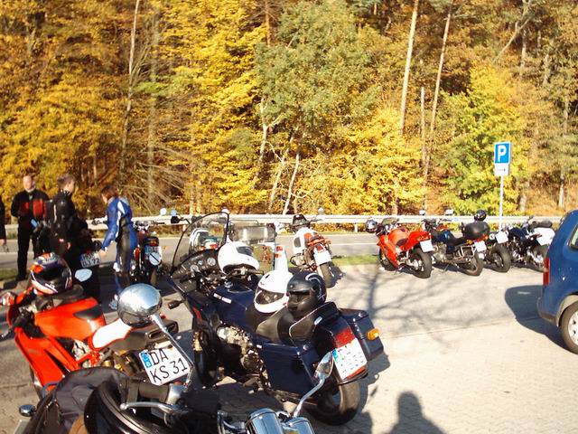 Motorradtour zum Marbach-Stausee 2005