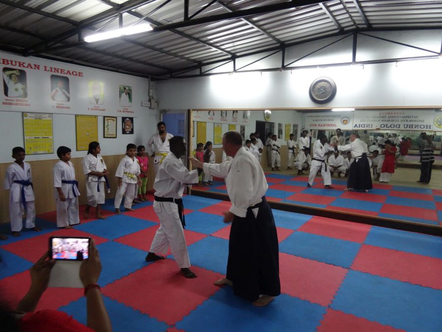 Aikido-Training im Honbu Dojo Chennai