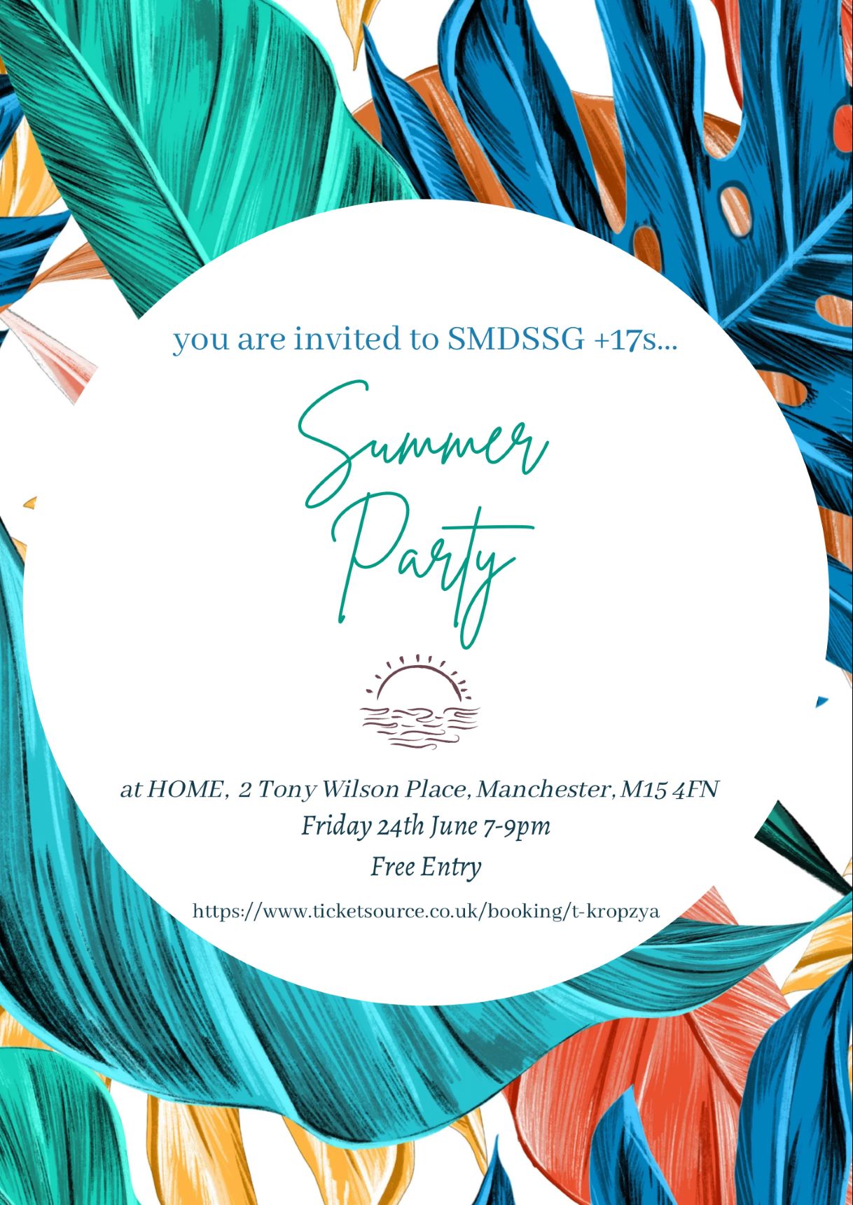 SMDSSG Summer Party 2022 flyer