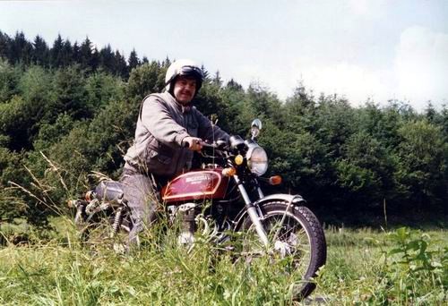 Motorradtour Idyllische Straße und Ebnisee 1990