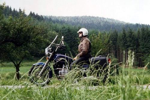 Motorradtour Idyllische Straße und Ebnisee 1990