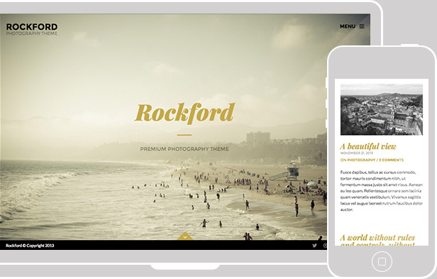 Rockford - Fullscreen Photography WordPress Theme - 5